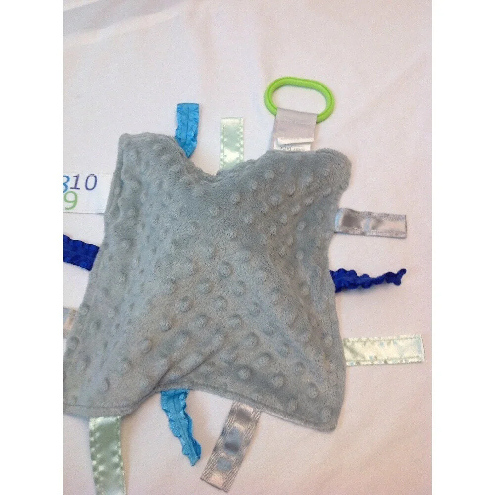 Baby Jack Lovey Security Blanket Monkey Tags 10